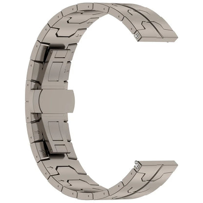 For Huawei Watch GT4 / Xiaomi Mi Watch / Samsung Watch Strap 22mm Titanium Alloy Band