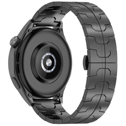 For Huawei Watch GT4 / Xiaomi Mi Watch / Samsung Watch Strap 22mm Titanium Alloy Band