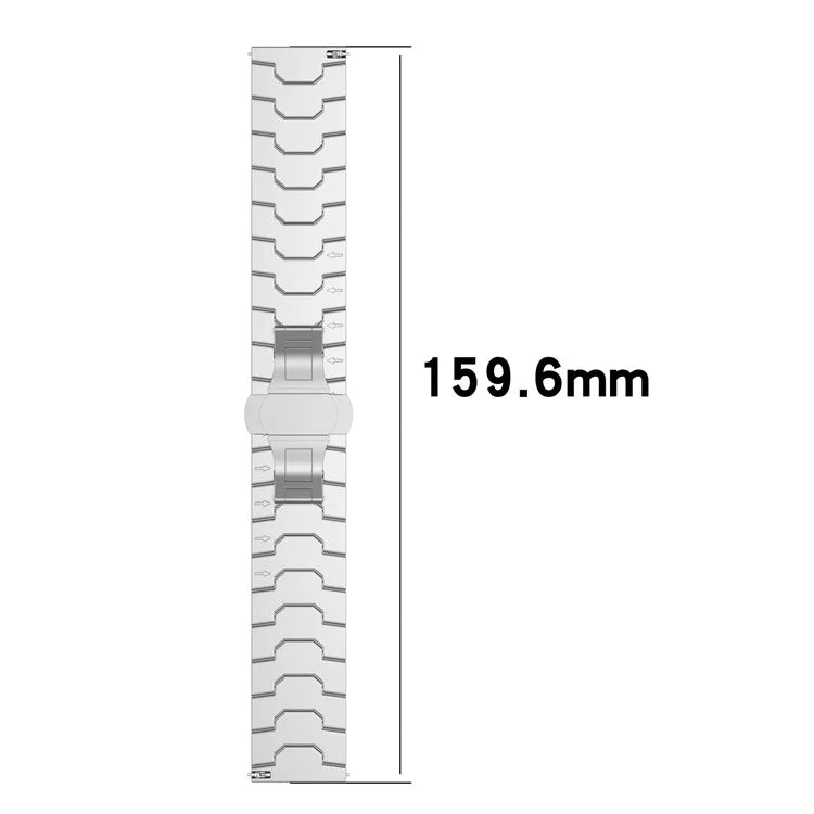 For Huawei Watch GT4 / Xiaomi Mi Watch / Samsung Watch Strap 22mm Titanium Alloy Band