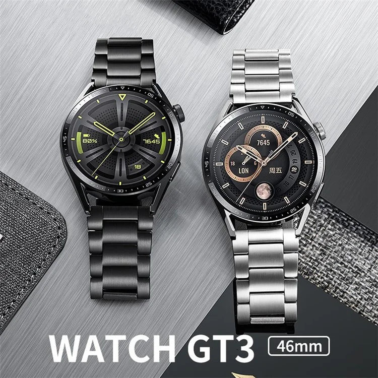 For Huawei Watch GT4 / GT3 / GT2 46mm Titanium Alloy Watch Strap 22mm Band