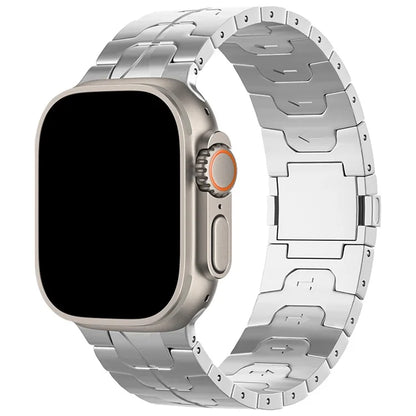 For Apple Watch Ultra 2 Ultra 49mm  /  Series 9 8 7 45mm  /  6 5 4 SE (2022) SE (2023) SE 44mm  /  3 2 1 42mm Magnetic Titanium Alloy Watch Strap