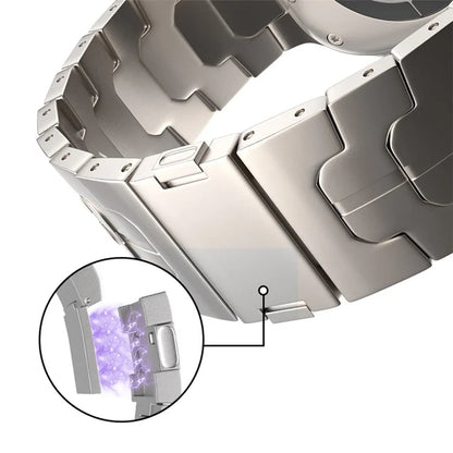 For Apple Watch Ultra 2 Ultra 49mm  /  Series 9 8 7 45mm  /  6 5 4 SE (2022) SE (2023) SE 44mm  /  3 2 1 42mm Magnetic Titanium Alloy Watch Strap