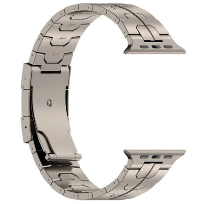 For Apple Watch Series 9 8 7 41mm / 6 5 4 SE (2022) SE (2023) SE 40mm / 3 2 1 38mm Watch Strap Titanium Alloy Bracelet
