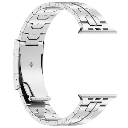 For Apple Watch Series 9 8 7 41mm / 6 5 4 SE (2022) SE (2023) SE 40mm / 3 2 1 38mm Watch Strap Titanium Alloy Bracelet