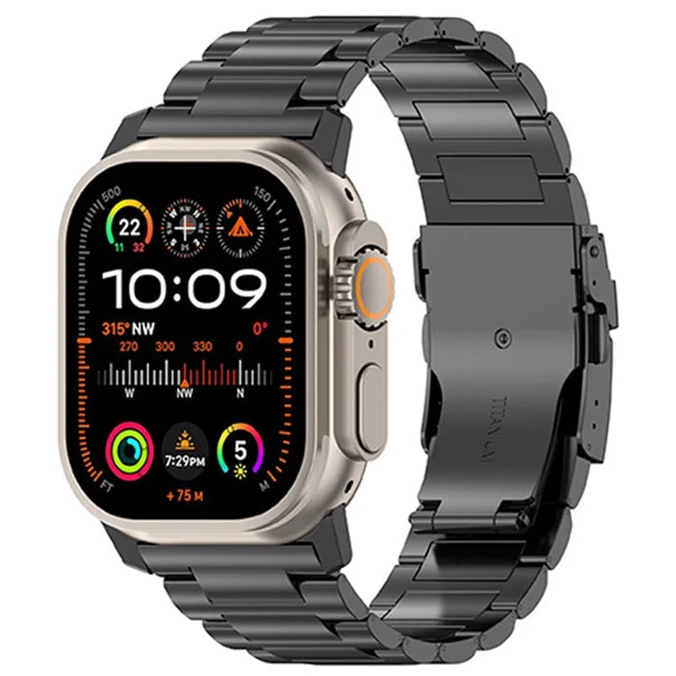 For Apple Watch Ultra 2 Ultra 49mm / Series 9 8 7 45mm / 6 5 4 SE (2022) SE (2023) SE 44mm / 3 2 1 42mm Titanium Alloy Strap 26mm Band