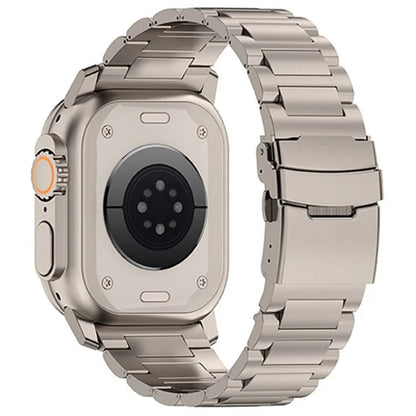For Apple Watch Ultra 2 Ultra 49mm / Series 9 8 7 45mm / 6 5 4 SE (2022) SE (2023) SE 44mm / 3 2 1 42mm Titanium Alloy Strap 26mm Band