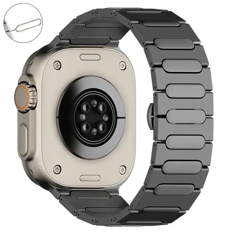 For Apple Watch Ultra 2 Ultra 49mm / Series 9 8 7 45mm / 6 5 4 SE (2022) SE (2023) SE 44mm / 3 2 1 42mm Titanium Alloy Wristband