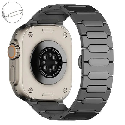For Apple Watch Ultra 2 Ultra 49mm / Series 9 8 7 45mm / 6 5 4 SE (2022) SE (2023) SE 44mm / 3 2 1 42mm Titanium Alloy Wristband