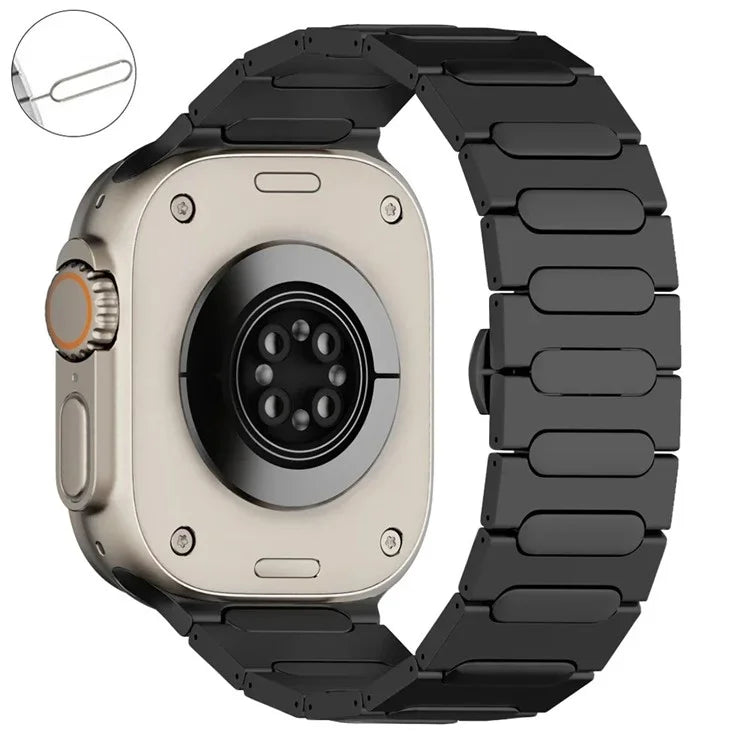 For Apple Watch Ultra 2 Ultra 49mm / Series 9 8 7 45mm / 6 5 4 SE (2022) SE (2023) SE 44mm / 3 2 1 42mm Titanium Alloy Wristband