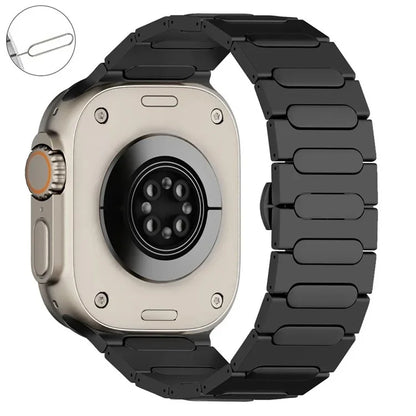 For Apple Watch Ultra 2 Ultra 49mm / Series 9 8 7 45mm / 6 5 4 SE (2022) SE (2023) SE 44mm / 3 2 1 42mm Titanium Alloy Wristband