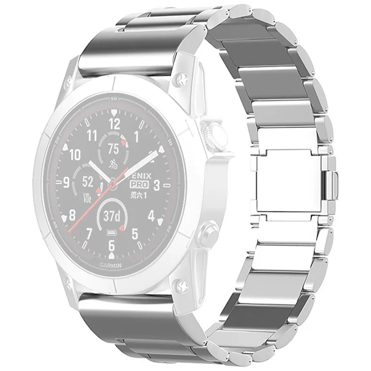 For Garmin Fenix 7 / Forerunner 965 / 955 / 945 / 935 Watch Band 22mm Magnetic Clasp Metal Titanium Alloy Strap