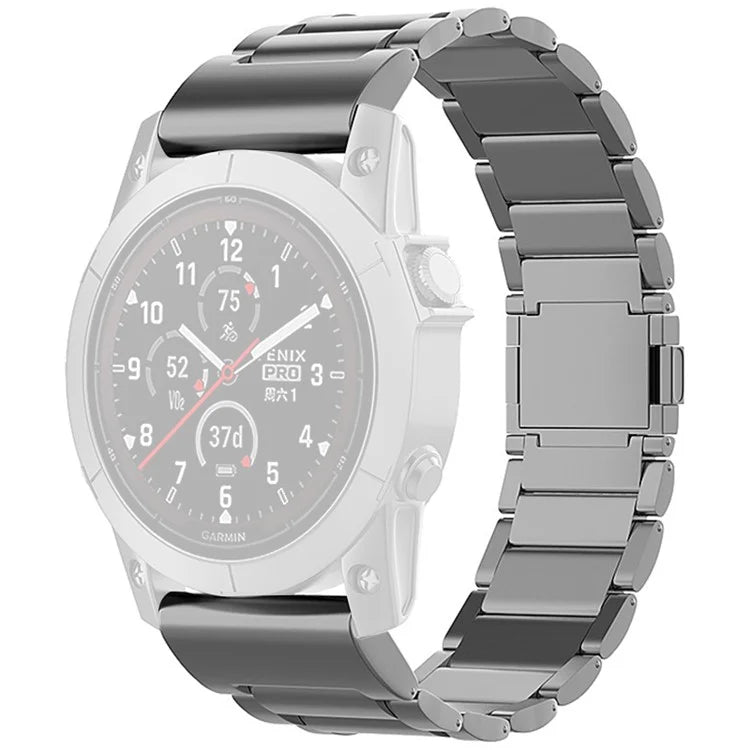 For Garmin Fenix 7 / Forerunner 965 / 955 / 945 / 935 Watch Band 22mm Magnetic Clasp Metal Titanium Alloy Strap