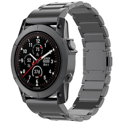 For Garmin Fenix 7 / Forerunner 965 / 955 / 945 / 935 Watch Band 22mm Magnetic Clasp Metal Titanium Alloy Strap