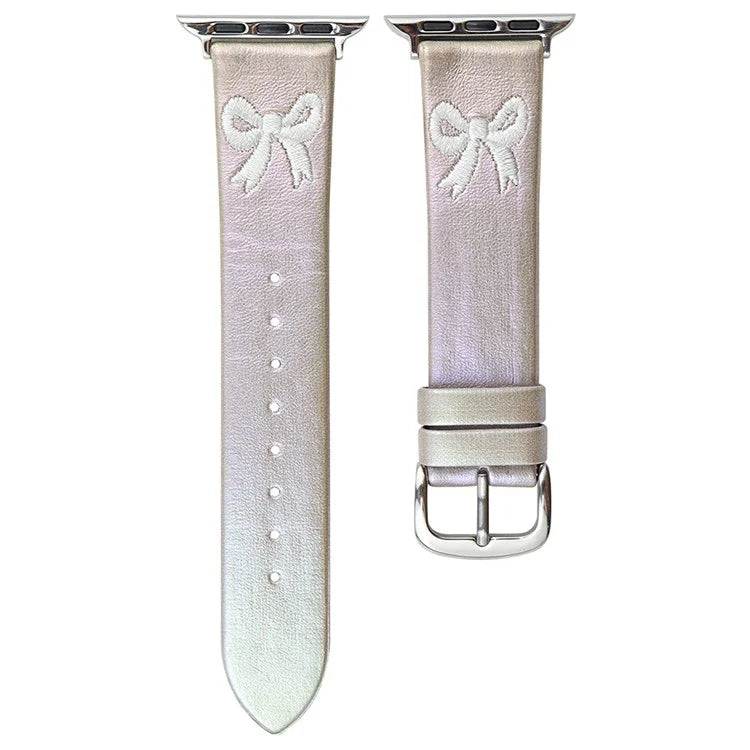 For Apple Watch Ultra 2 Ultra 49mm / 9 8 7 45mm / 6 5 4 SE (2023) SE (2022) SE 44mm / 3 2 1 42mm Watch Band Bowknot Decor