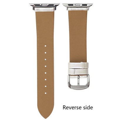 For Apple Watch Series 9 8 7 41mm / 6 5 4 SE (2022) SE (2023) SE 40mm / 3 2 1 38mm Watch Band Bowknot Leather Strap
