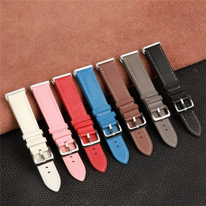 For Huawei Watch Fit 3 Genuine Cow Leather Band Slim Watch Strap