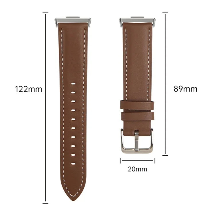 For Huawei Watch Fit 3 Genuine Cow Leather Band Slim Watch Strap