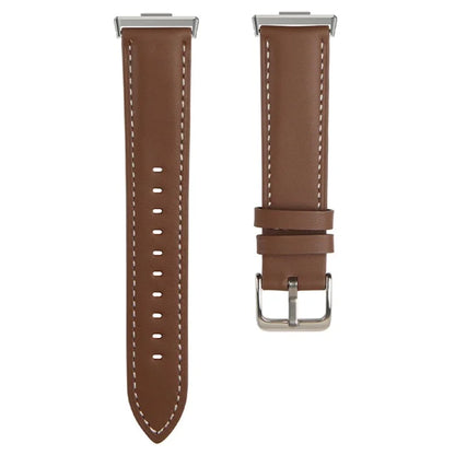 For Huawei Watch Fit 3 Genuine Cow Leather Band Slim Watch Strap
