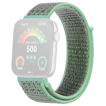 For Huawei Watch Fit 3 Band Breathable Braided Nylon Sport Adjustable Watch Strap