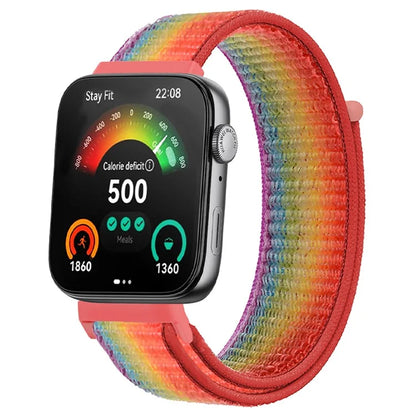For Huawei Watch Fit 3 Band Breathable Braided Nylon Sport Adjustable Watch Strap