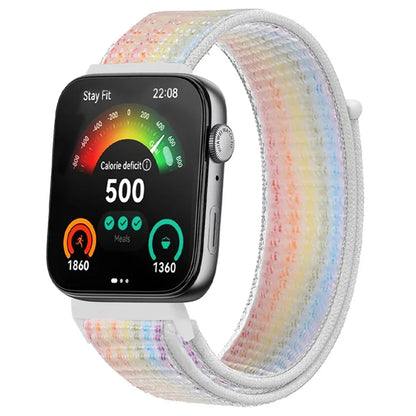 For Huawei Watch Fit 3 Band Breathable Braided Nylon Sport Adjustable Watch Strap