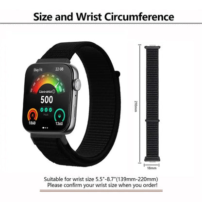 For Huawei Watch Fit 3 Band Breathable Braided Nylon Sport Adjustable Watch Strap