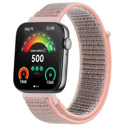 For Huawei Watch Fit 3 Band Breathable Braided Nylon Sport Adjustable Watch Strap