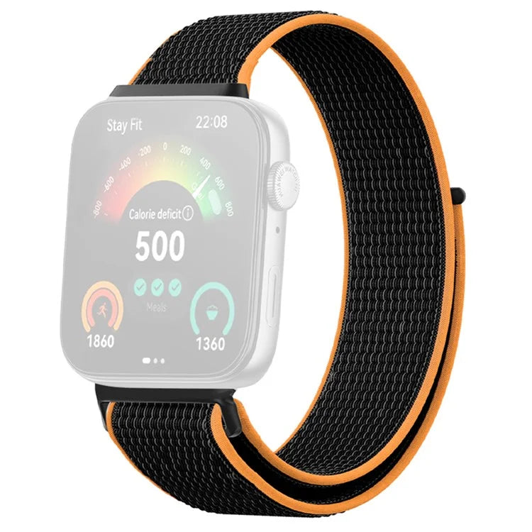 For Huawei Watch Fit 3 Band Breathable Braided Nylon Sport Adjustable Watch Strap