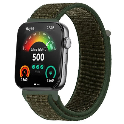 For Huawei Watch Fit 3 Band Breathable Braided Nylon Sport Adjustable Watch Strap