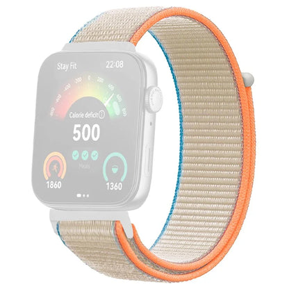 For Huawei Watch Fit 3 Band Breathable Braided Nylon Sport Adjustable Watch Strap