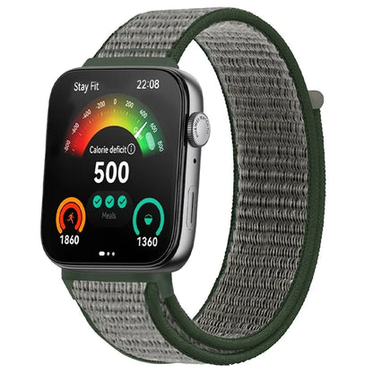 For Huawei Watch Fit 3 Band Breathable Braided Nylon Sport Adjustable Watch Strap
