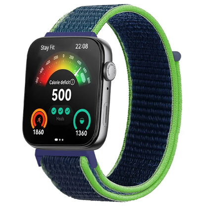 For Huawei Watch Fit 3 Band Breathable Braided Nylon Sport Adjustable Watch Strap