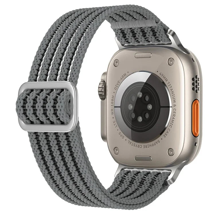 For Apple Watch Series 9 8 7 41mm / 6 5 4 SE (2023) SE (2022) SE 40mm / 3 2 1 38mm Woven Nylon Watch Strap Breathable Band