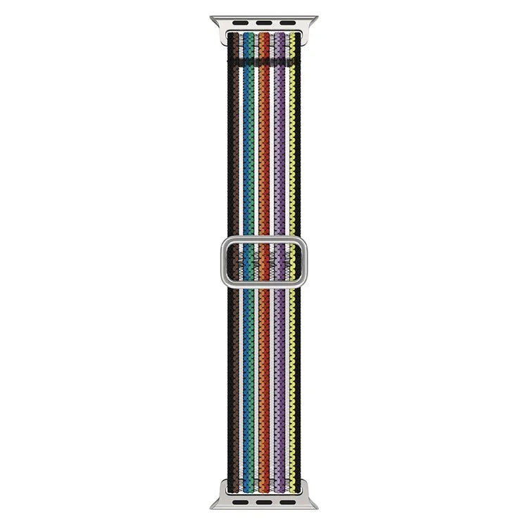 For Apple Watch Series 9 8 7 41mm / 6 5 4 SE (2023) SE (2022) SE 40mm / 3 2 1 38mm Woven Nylon Watch Strap Breathable Band