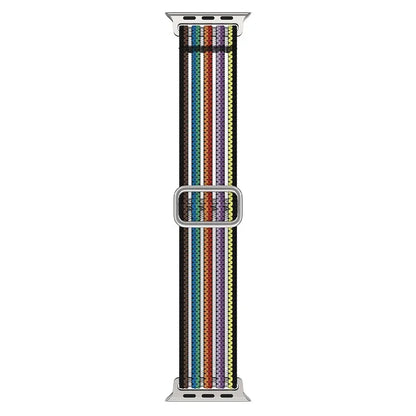 For Apple Watch Series 9 8 7 41mm / 6 5 4 SE (2023) SE (2022) SE 40mm / 3 2 1 38mm Woven Nylon Watch Strap Breathable Band