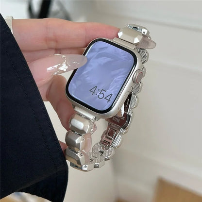 For Apple Watch Ultra 2 Ultra 49mm / 9 8 7 45mm / 6 5 4 SE (2023) SE (2022) SE 44mm / 3 2 1 42mm Strap Metal Watchband
