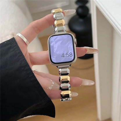 For Apple Watch Ultra 2 Ultra 49mm / 9 8 7 45mm / 6 5 4 SE (2023) SE (2022) SE 44mm / 3 2 1 42mm Strap Metal Watchband