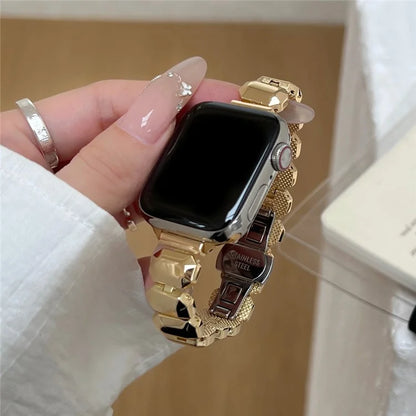 For Apple Watch Ultra 2 Ultra 49mm / 9 8 7 45mm / 6 5 4 SE (2023) SE (2022) SE 44mm / 3 2 1 42mm Strap Metal Watchband