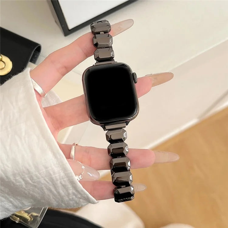 For Apple Watch Series 9 8 7 41mm / 6 5 4 SE (2022) SE (2023) SE 40mm / 3 2 1 38mm Watch Strap Zinc Alloy Band