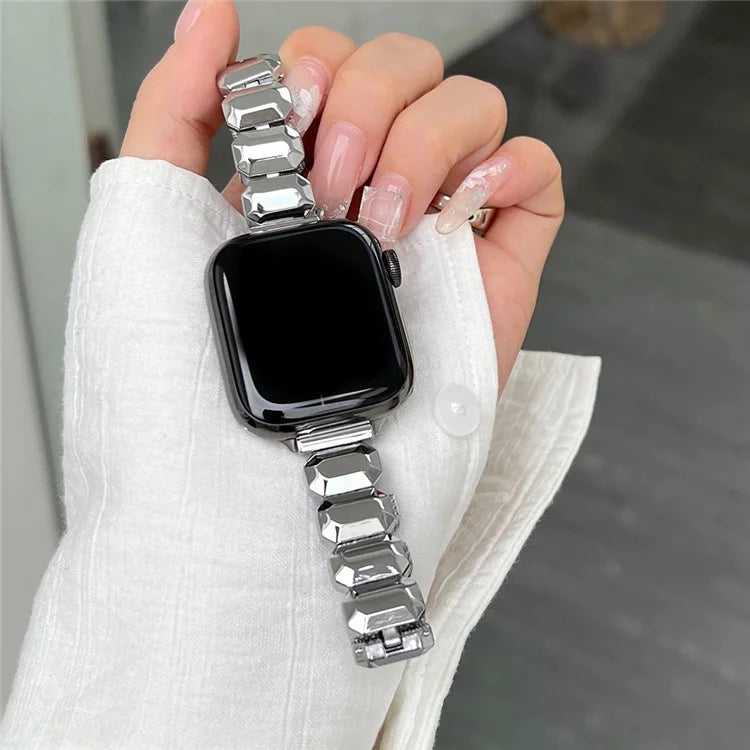For Apple Watch Series 9 8 7 41mm / 6 5 4 SE (2022) SE (2023) SE 40mm / 3 2 1 38mm Watch Strap Zinc Alloy Band
