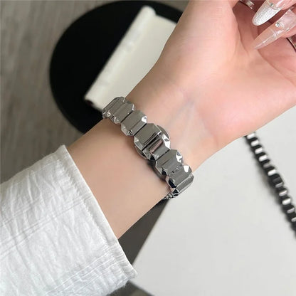 For Apple Watch Series 9 8 7 41mm / 6 5 4 SE (2022) SE (2023) SE 40mm / 3 2 1 38mm Watch Strap Zinc Alloy Band