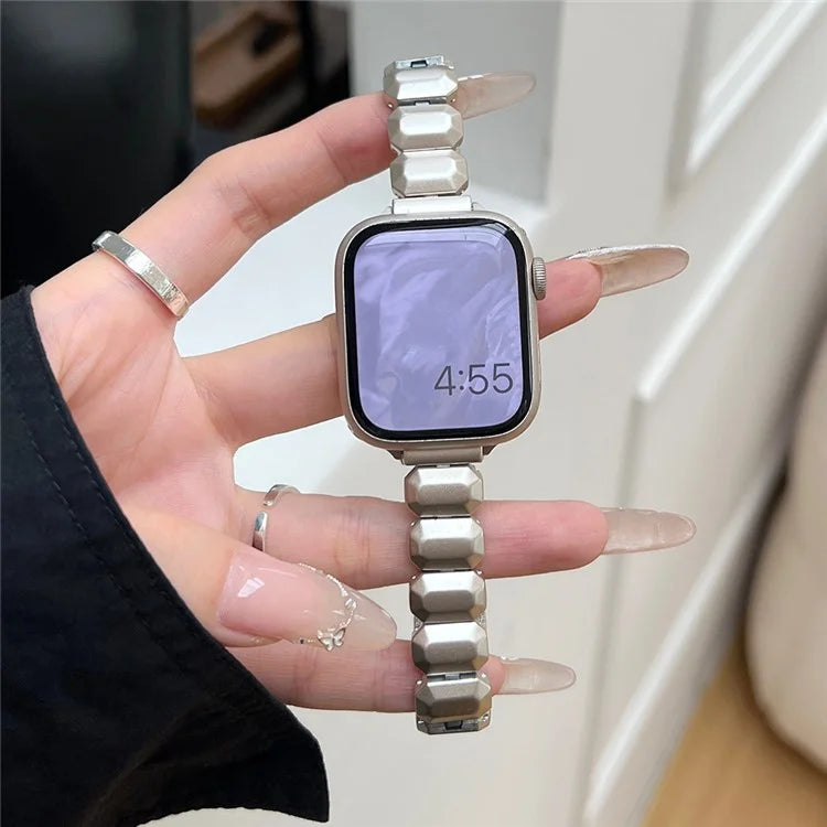 For Apple Watch Series 9 8 7 41mm / 6 5 4 SE (2022) SE (2023) SE 40mm / 3 2 1 38mm Watch Strap Zinc Alloy Band