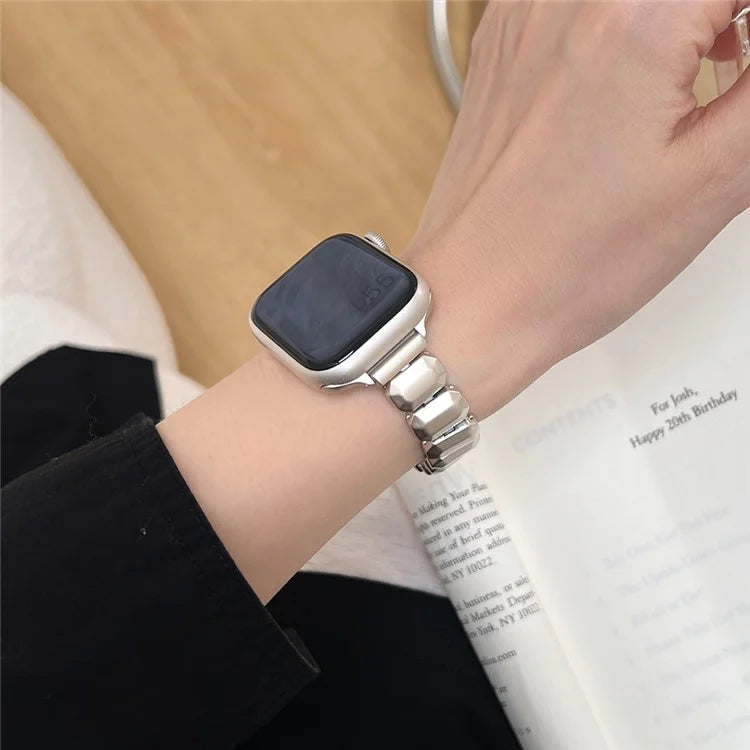 For Apple Watch Series 9 8 7 41mm / 6 5 4 SE (2022) SE (2023) SE 40mm / 3 2 1 38mm Watch Strap Zinc Alloy Band