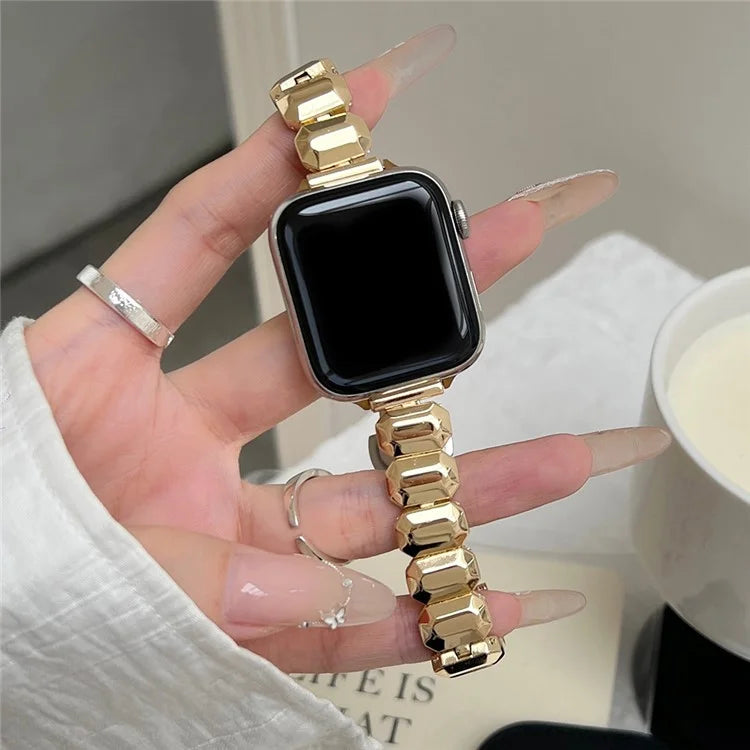 For Apple Watch Series 9 8 7 41mm / 6 5 4 SE (2022) SE (2023) SE 40mm / 3 2 1 38mm Watch Strap Zinc Alloy Band