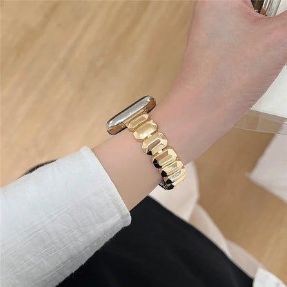 For Apple Watch Series 9 8 7 41mm / 6 5 4 SE (2022) SE (2023) SE 40mm / 3 2 1 38mm Watch Strap Zinc Alloy Band
