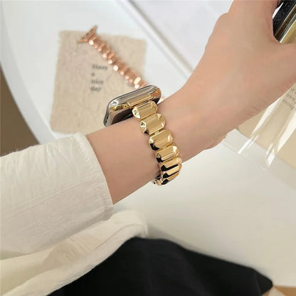 For Apple Watch Series 9 8 7 41mm / 6 5 4 SE (2022) SE (2023) SE 40mm / 3 2 1 38mm Watch Strap Zinc Alloy Band