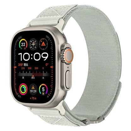 Adjustable Nylon Strap for Apple Watch Ultra Ultra 2 49mm / 9 8 7 45mm / 6 5 4 SE (2022) SE (2023) SE 44mm / 3 2 1 42mm Wrist Band