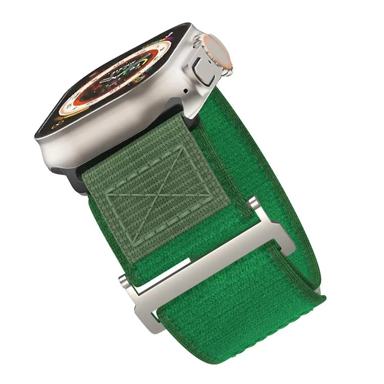 Adjustable Nylon Strap for Apple Watch Ultra Ultra 2 49mm / 9 8 7 45mm / 6 5 4 SE (2022) SE (2023) SE 44mm / 3 2 1 42mm Wrist Band