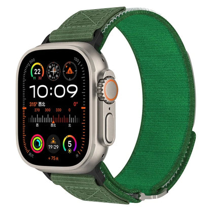 Adjustable Nylon Strap for Apple Watch Ultra Ultra 2 49mm / 9 8 7 45mm / 6 5 4 SE (2022) SE (2023) SE 44mm / 3 2 1 42mm Wrist Band