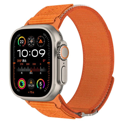 Adjustable Nylon Strap for Apple Watch Ultra Ultra 2 49mm / 9 8 7 45mm / 6 5 4 SE (2022) SE (2023) SE 44mm / 3 2 1 42mm Wrist Band